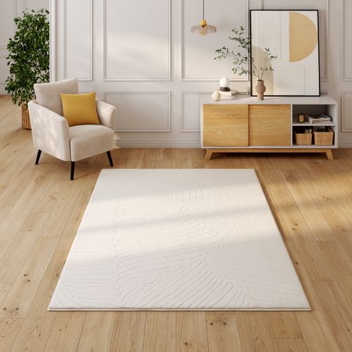 Tapis 160x230 cm FELICIA Crème