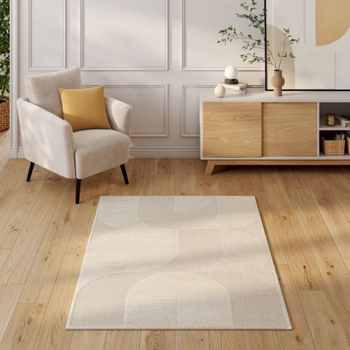 Tapis 120x170 cm CORALIE Ecru