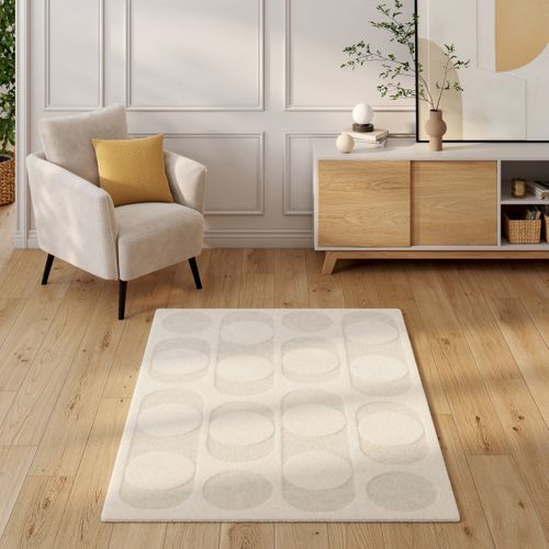 Tapis 120x170 cm CORINE Blanc