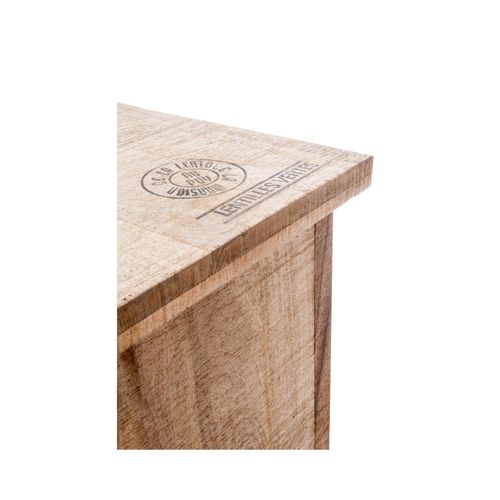 Bar En Bois Clair 3 Tiroirs 2 Tablettes - Casimir