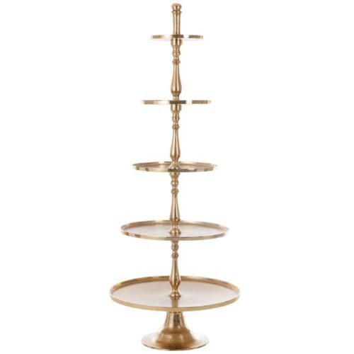 Plateau 5 Niveaux En Aluminium "colma" 165cm Or