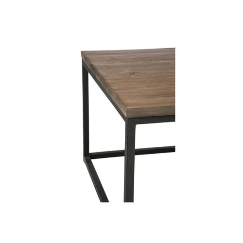 Table Basse Carrée En Bois Et Métal - Allen