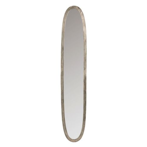Miroir Déco Ovale "antique" 179cm Gris