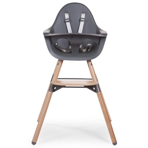 Chaise Haute Bébé 2-en-1 Evolu 2 Anthracite Chevochna