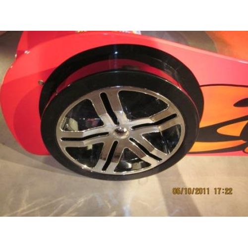 Lit Enfant Voiture "lemans" 90x200cm Rouge