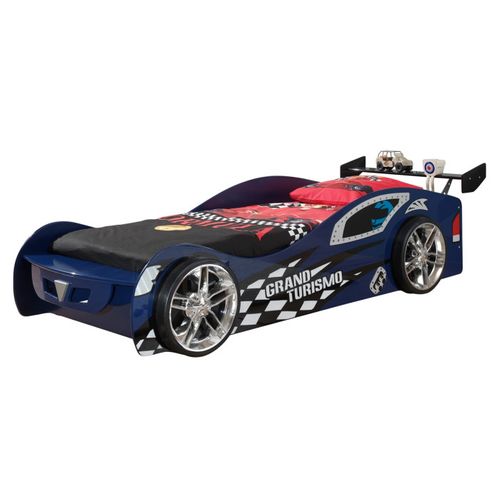 Lit Enfant Voiture "gran Turismo" 90x200cm Bleu