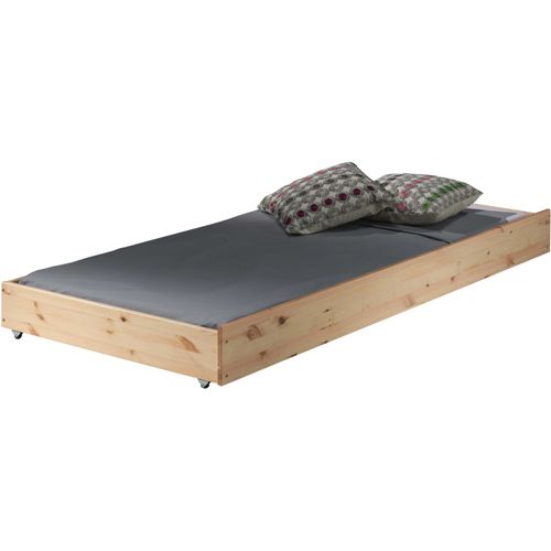 Lit Enfant Superposé et Tiroir De Lit "pino" 90x190cm Naturel