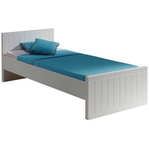 Lit Enfant Avec Tiroir "robin" 90x200cm Blanc