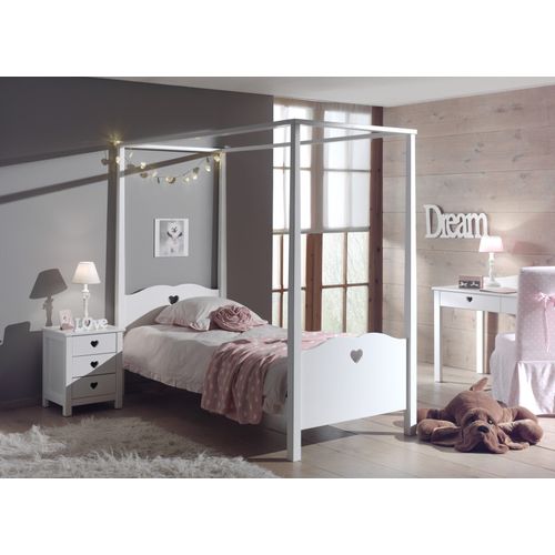 Bureau Enfant "amori" 130cm Blanc