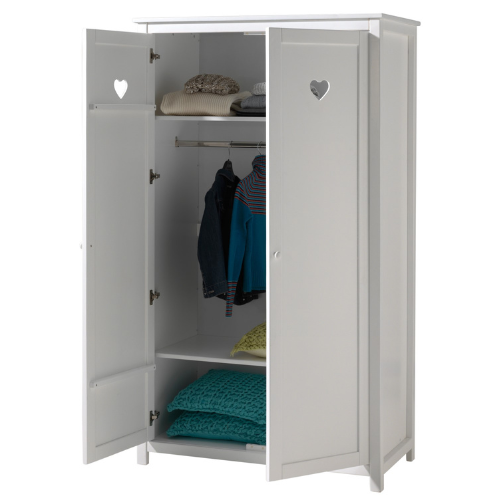 Chambre Complète Enfant 5p "amori Ii" Blanc