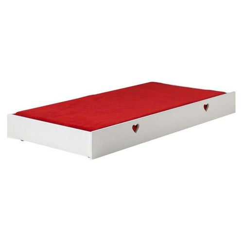 Pack - Lit Enfant, Chevet, Armoire et Tiroir "amori" Blanc