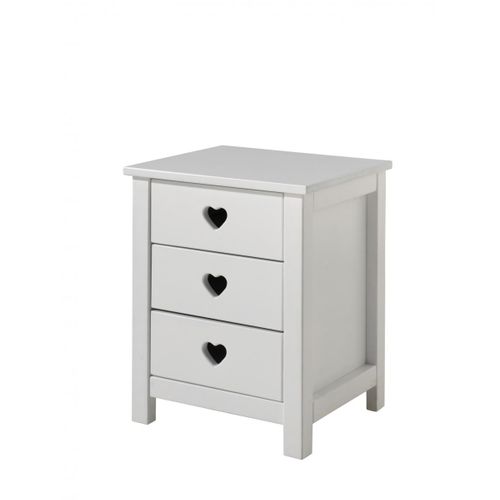 Amori Lit Simple + Table De Chevet + Bureau + Armoire 3 Portes