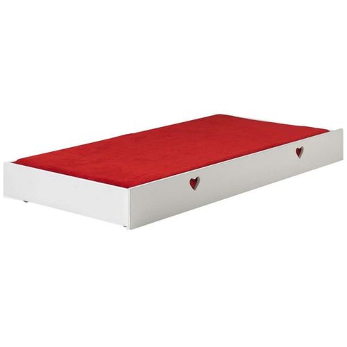 Lit Banquette Enfant à Tiroir "amori" 90x200cm Blanc
