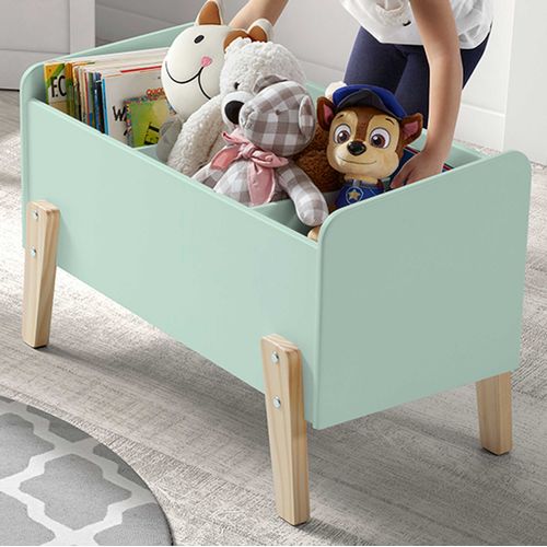 Coffre à Jouets "kiddy" 80cm Vert Menthe