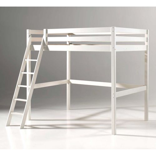 Lit Mezzanine "pino" 140x200cm Blanc