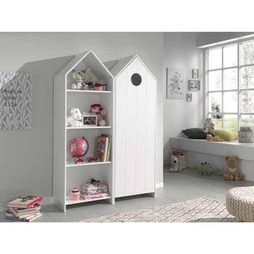 Casami Armoire Ouverte + Armoire 1 Porte Blanc
