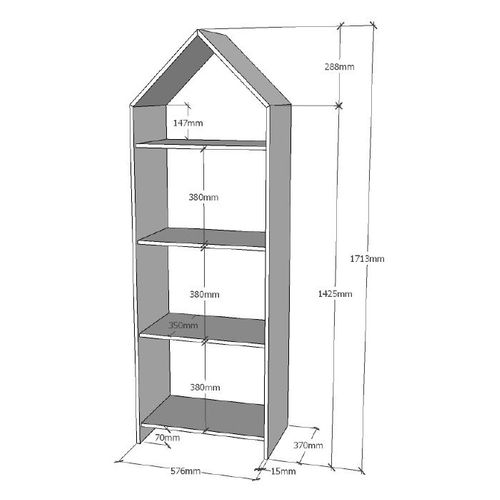 Pack - Étagère et Armoire 4 Niveaux "casami" 171cm Blanc et Rose