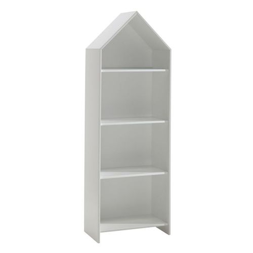 Pack - Étagère et Armoire 4 Niveaux "casami" 171cm Blanc et Gris