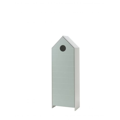 Casami Armoire 1 Porte Menthe + Armoire Ouverte + Armoire 1 Porte Rose