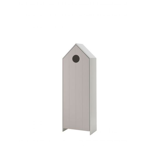 Casami Armoire 1 Porte Menthe + Armoire Ouverte + Armoire 1 Porte Rose