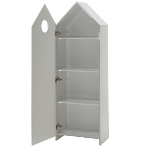 Casami Armoire 1 Porte Menthe + Armoire Ouverte + Armoire 1 Porte Rose