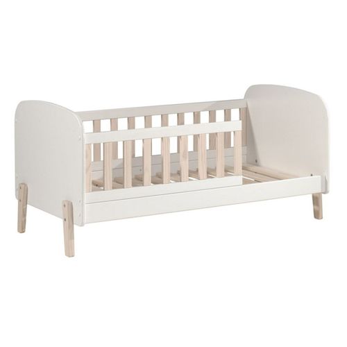 Pack - Lit Enfant et Tiroir De Lit "kiddy" 70x140cm Blanc