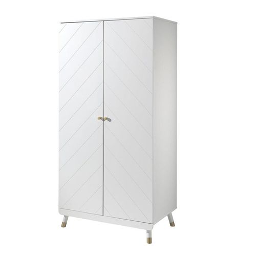 Pack - Lit Enfant, Chevet et Armoire "billy" 90x200 cm Blanc