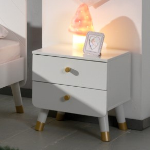 Pack - Lit Enfant, Chevet et Armoire "billy" 90x200 cm Blanc