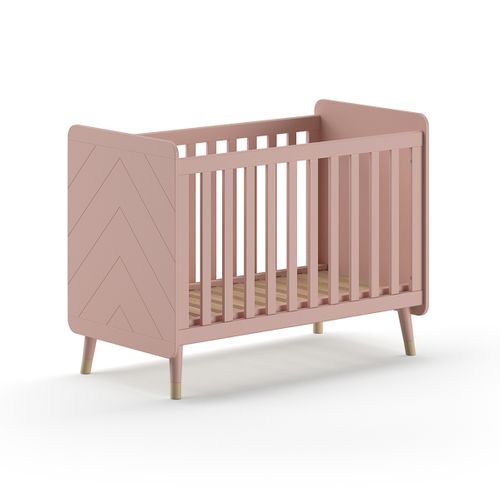 Lit Bébé 60x120 Sommier Inclus Billy - Rose