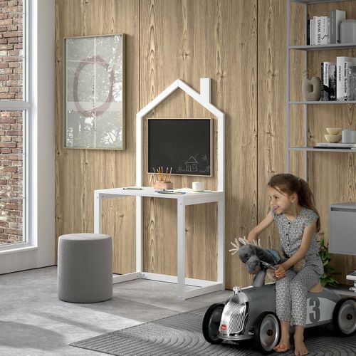 Bureau Enfant En Bois "dallas" 150cm Blanc