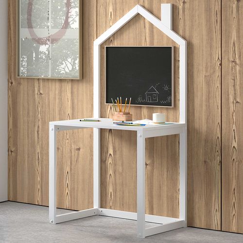 Bureau Enfant En Bois "dallas" 150cm Blanc