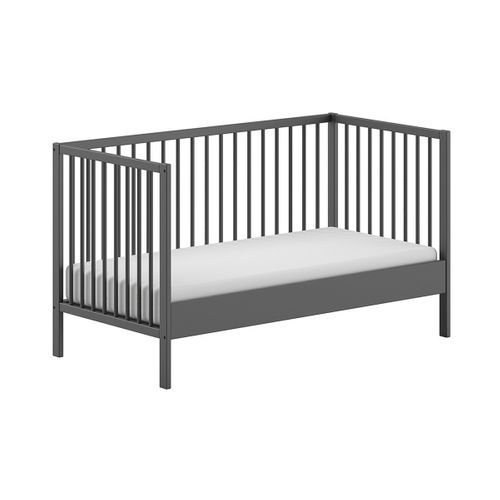 Lit Évolutif 70x140 Sommier Inclus Meryl - Anthracite