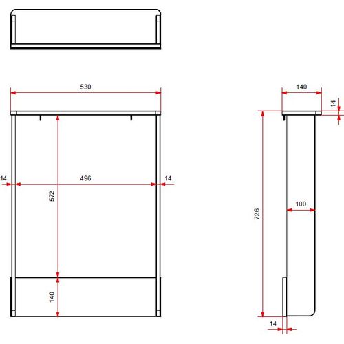 Ensemble De Chambre Billy - Commode Et Étagère - Mdf/blanc
