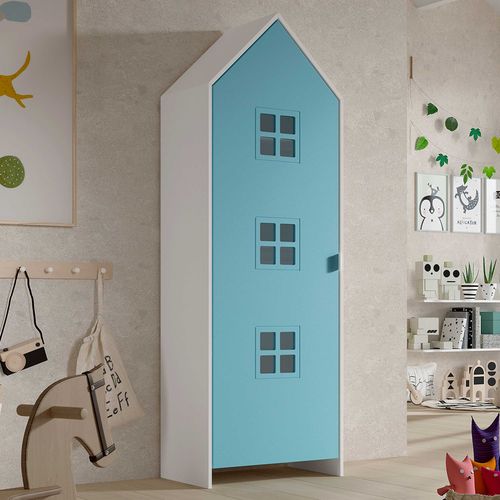 Pack - 3 Armoires Enfant "casami Bruges" 171cm Bleu, Rose et Vert