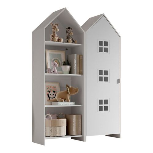 Pack - Étagère Enfant et Armoire "casami Bruges" 171cm Blanc