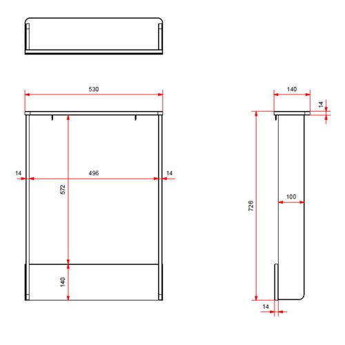 Planche à Langer Amori - Bois Pin - Blanc