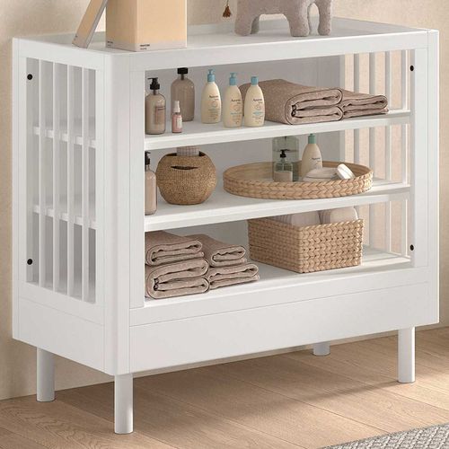 Table à Langer Forrest - 100x55x95cm - Bois De Hêtre Massif