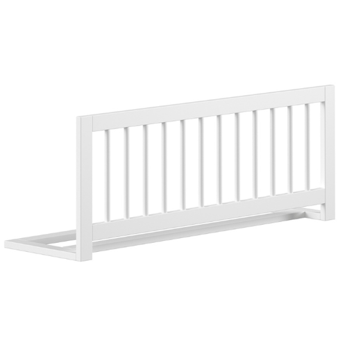 Lit Superposé Forrest 90x200cm Avec Barrière De Lit - Bois De Hêtre Blanc