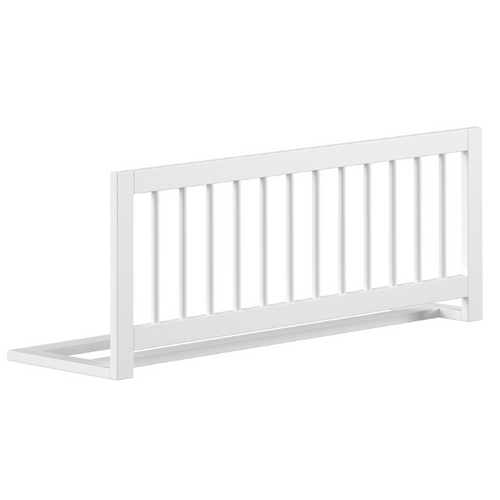 Lit Cabane Forrest 90x200cm Avec Barrière - Bois De Hêtre Blanc