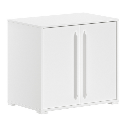 Lit Mi-hauteur Sammie 90x200cm - Avec Bureau Et Rangement - Blanc