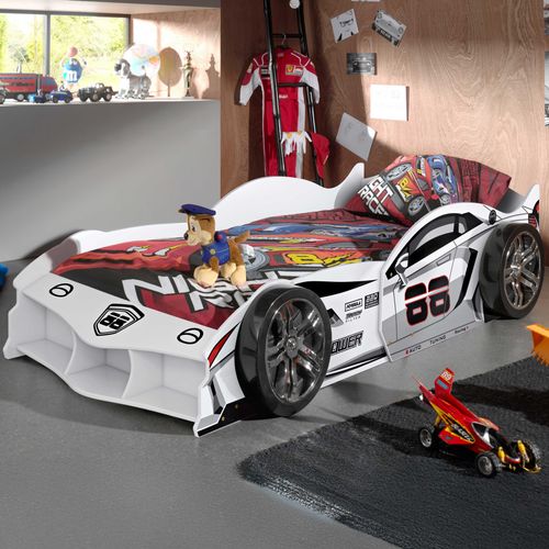 Lit Voiture Max 90x200cm - Blanc