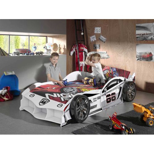 Lit Voiture Max 90x200cm - Blanc