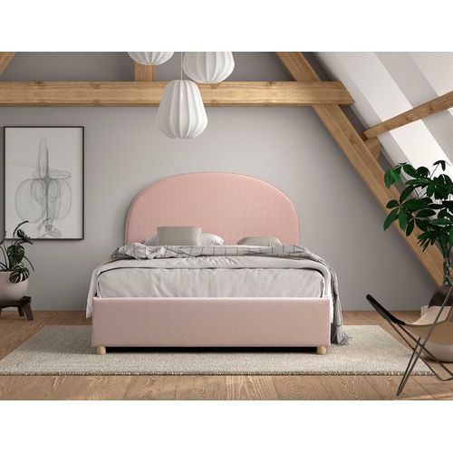 Lit Double Maeva - 140x200cm - Avec Rangement - Rose