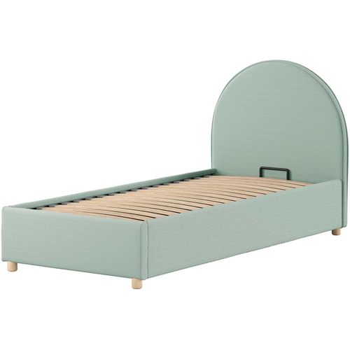 Lit Simple Maeva - 90x200cm - Avec Rangement - Vert