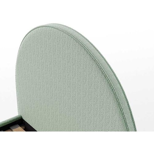 Lit Simple Maeva Avec Table De Chevet - 90x200cm - Avec Rangement - Vert