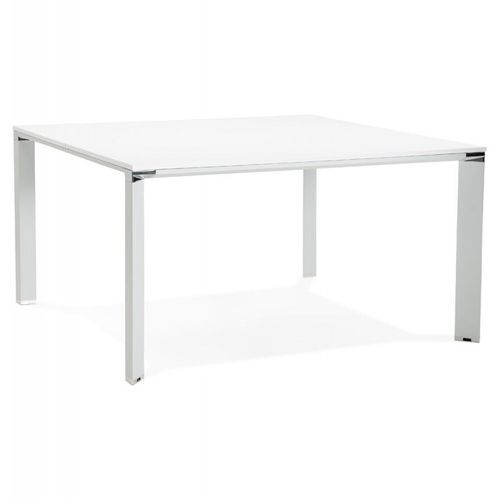 Bureau Design "hide" 140cm Blanc