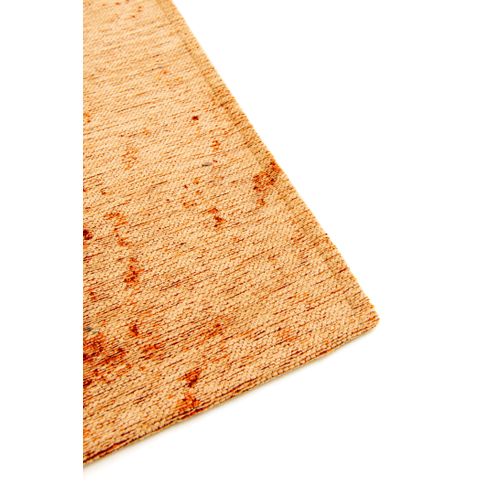 Tapis De Salon Moderne Tissé Plat Stew En Polyester - Orange - 80x150 Cm