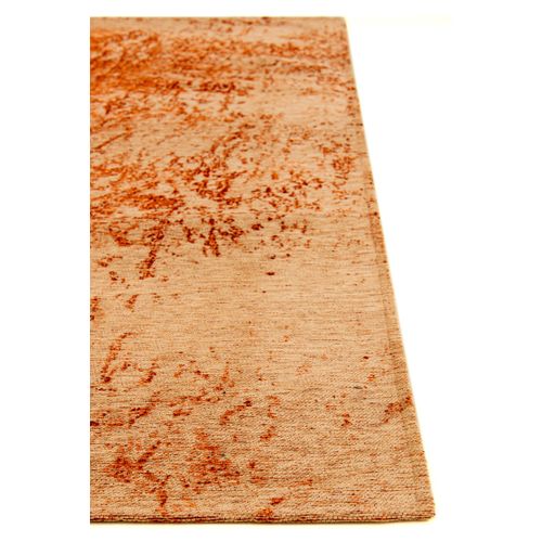 Tapis De Salon Moderne Tissé Plat Stew En Polyester - Orange - 140x200 Cm