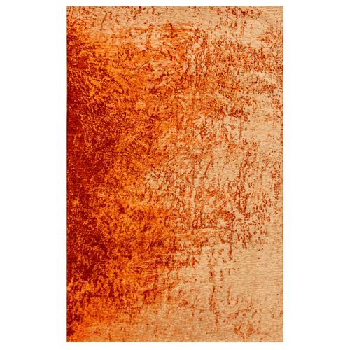 Tapis De Salon Moderne Tissé Plat Stew En Polyester - Orange - 140x200 Cm