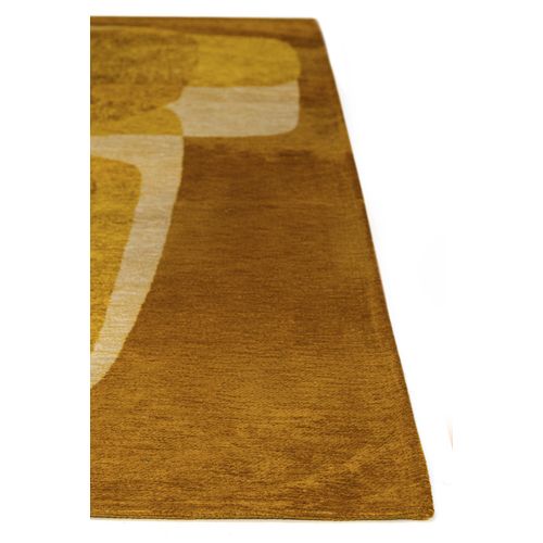 Tapis De Salon Moderne Tissé Plat Touc Touc En Polyester - Marron - 80x150 Cm